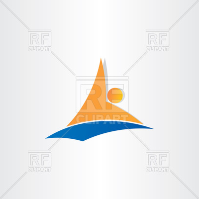 400x400 Man In Swimming Pool Symbol Royalty Free Vector Clip Art Image