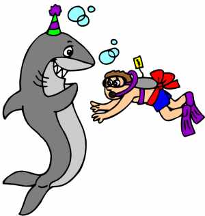 300x316 Swimming Clipart Funny