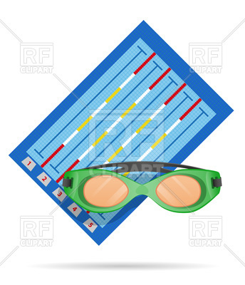 344x400 Swimming Pool Icon Royalty Free Vector Clip Art Image