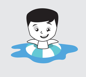 300x268 Kid Swimming