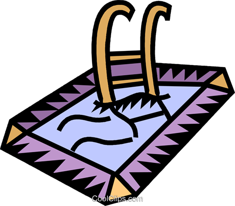 480x421 Swimming Pool Royalty Free Vector Clip Art Illustration Vc039528