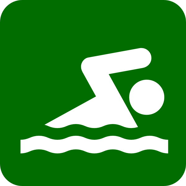 600x600 Pool Icon Green Clip Art