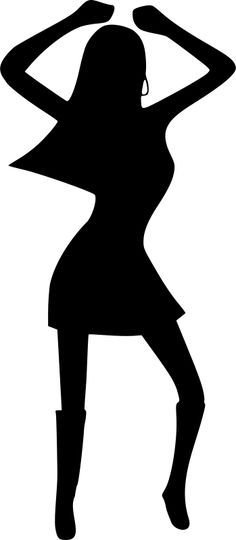 236x540 Afro Silhouette Clip Art Afro Dancing Woman Clip Art