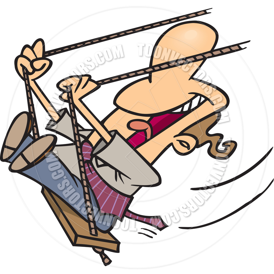 940x940 Cartoon Man Swing Set By Ron Leishman Toon Vectors Eps