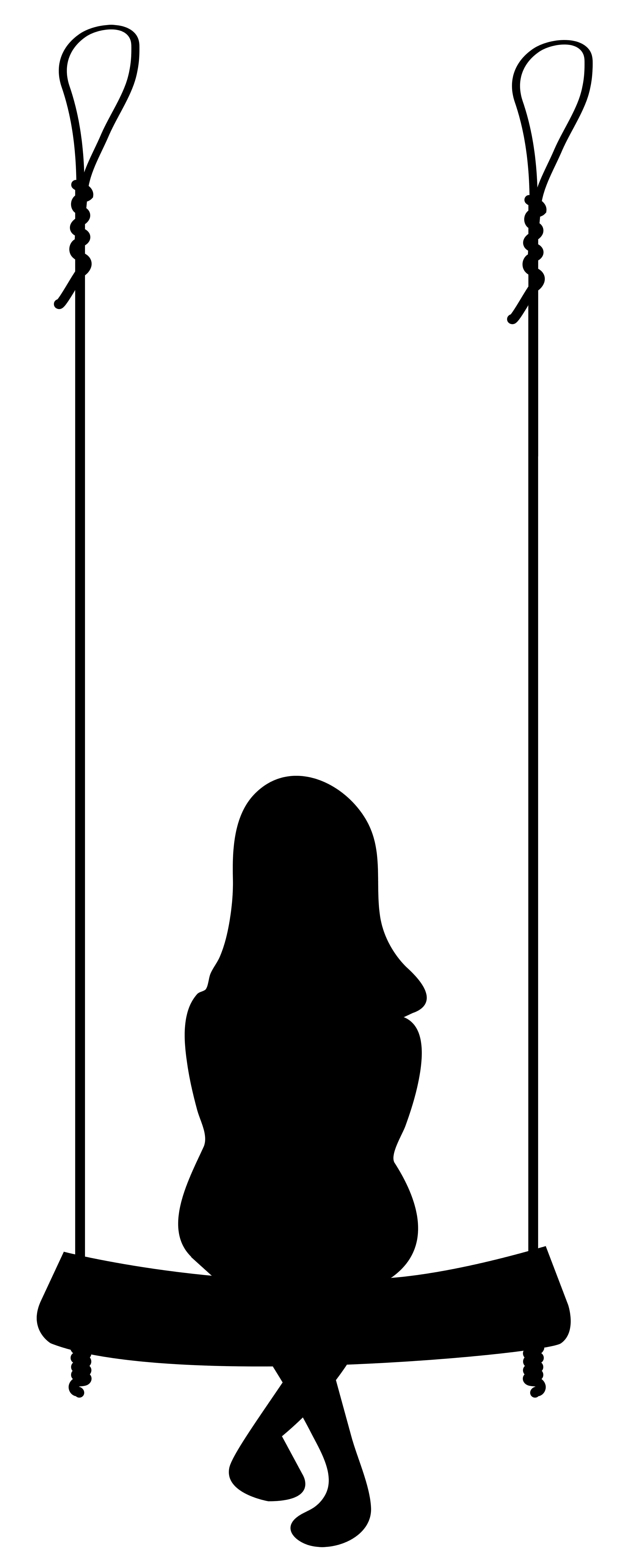 3221x8000 Girl On Swing Silhouette Png Transparent Clip Art Imageu200b Gallery