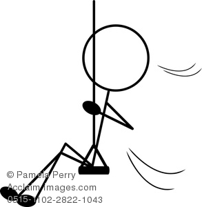 293x300 Art Image Of A Stick Figure Swinging