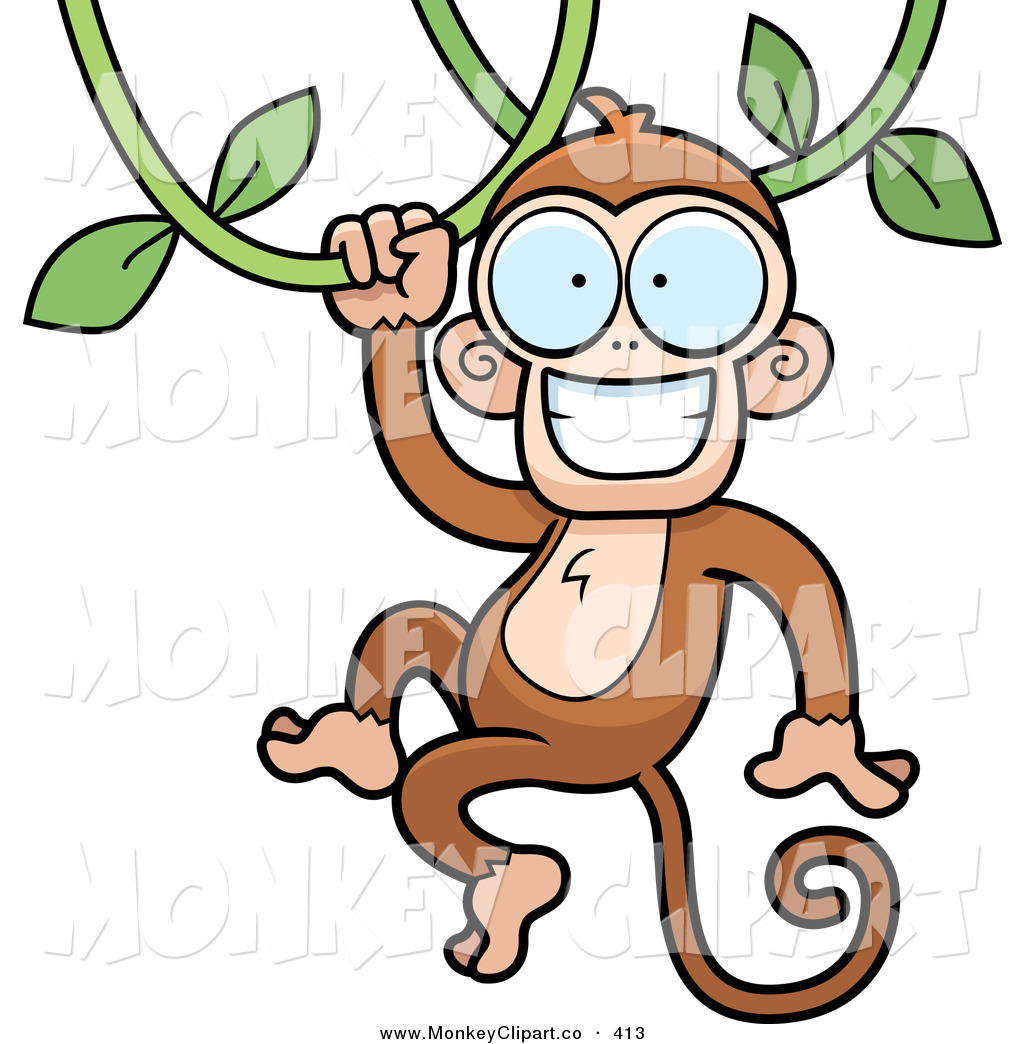 1024x1044 Spider Monkey Clipart Swinging