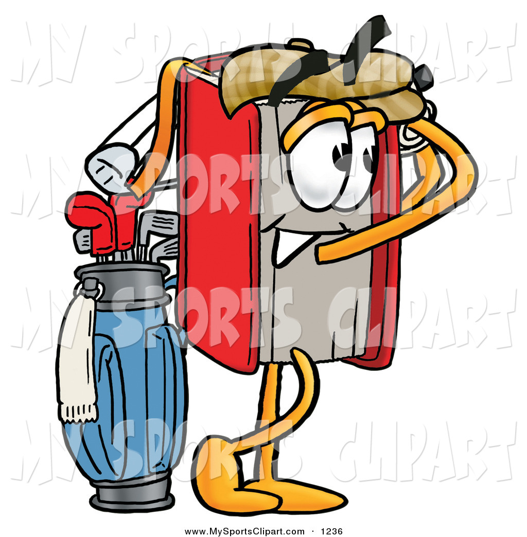 1024x1044 Sports Clip Art Of An Athletic Red Book Mascot Cartoon Character