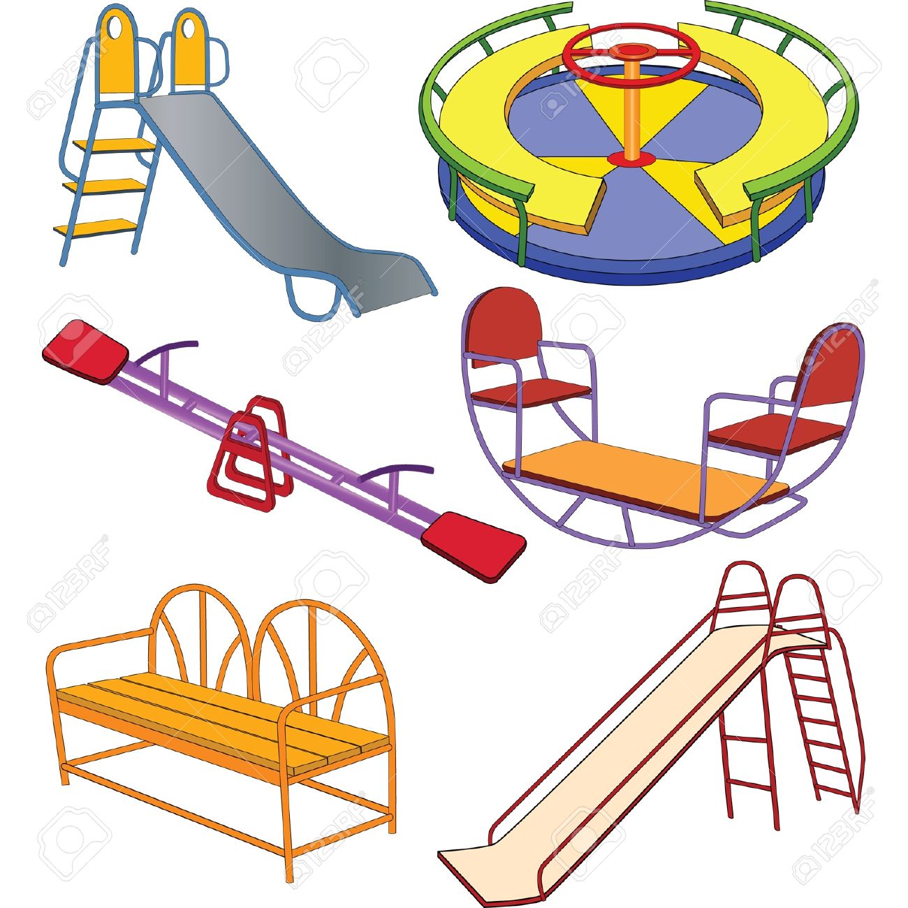 1300x1300 Playground Clipart Playground Swing
