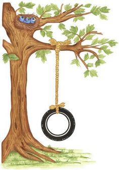 236x338 Tire Swing Clipart