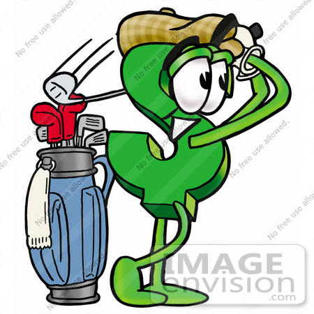 450x450 Clip Art Graphic Of A Green Usd Dollar Sign Cartoon Character