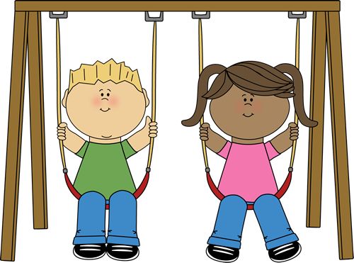 500x371 Swings Clipart
