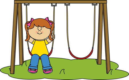 450x280 Girl Swinging Clip Art