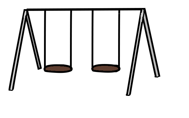640x400 Playground Clipart Swingset