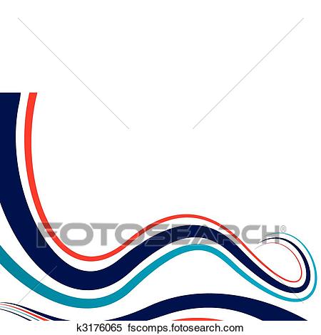 450x470 Clipart Of Modern Swirl Background K3176065