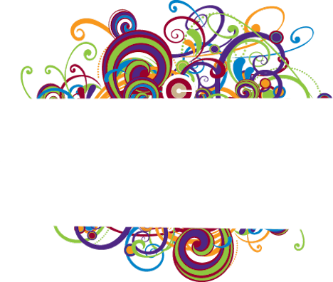 468x396 Colorful Swirl Border (Psd) Officialpsds