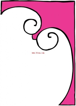 264x368 Free Simple Swirl Border Free Vector Download (9,908 Free Vector