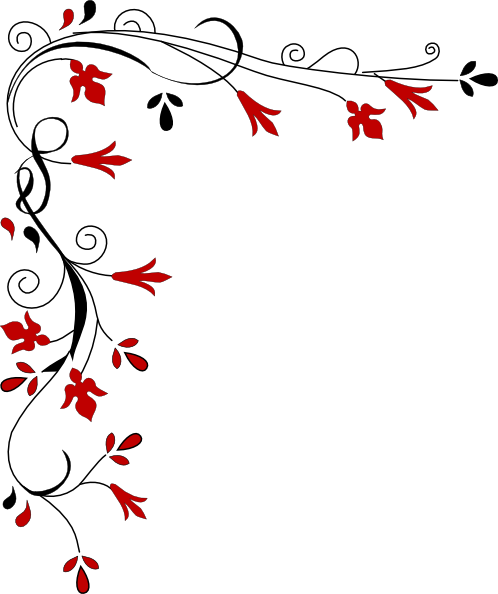 498x594 Swirl Border Clip Art