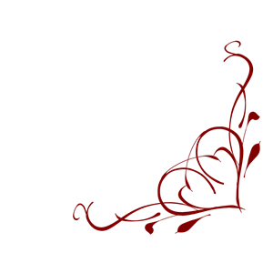 300x300 Heart Swirl Border Clipart
