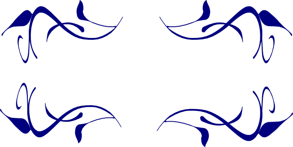 600x302 Swirl Border Clip Art