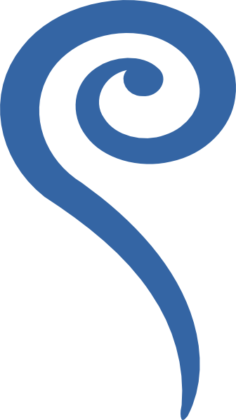 336x598 Big Blue Swirl Clip Art