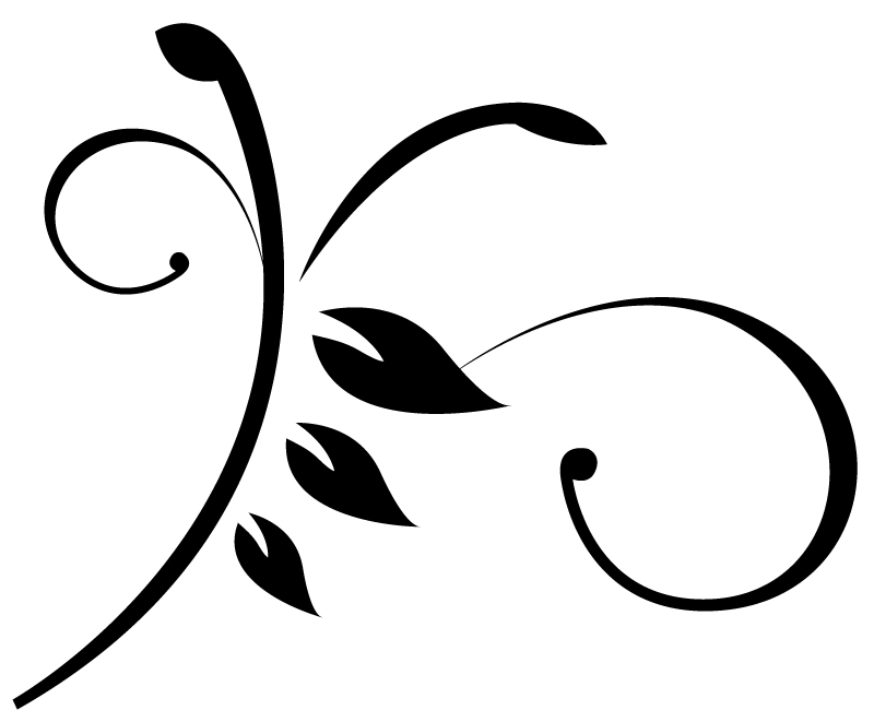 800x661 Swirl Clipart Black And White