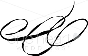 300x191 Clipart Monogram Swirl Wedding Swirls