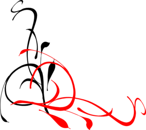 300x267 Black Swirls Cliparts 181339