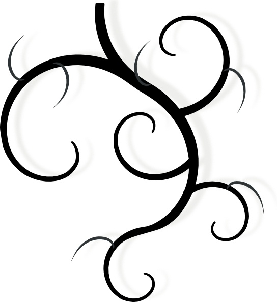 544x594 Drawn Swirl Clip Art