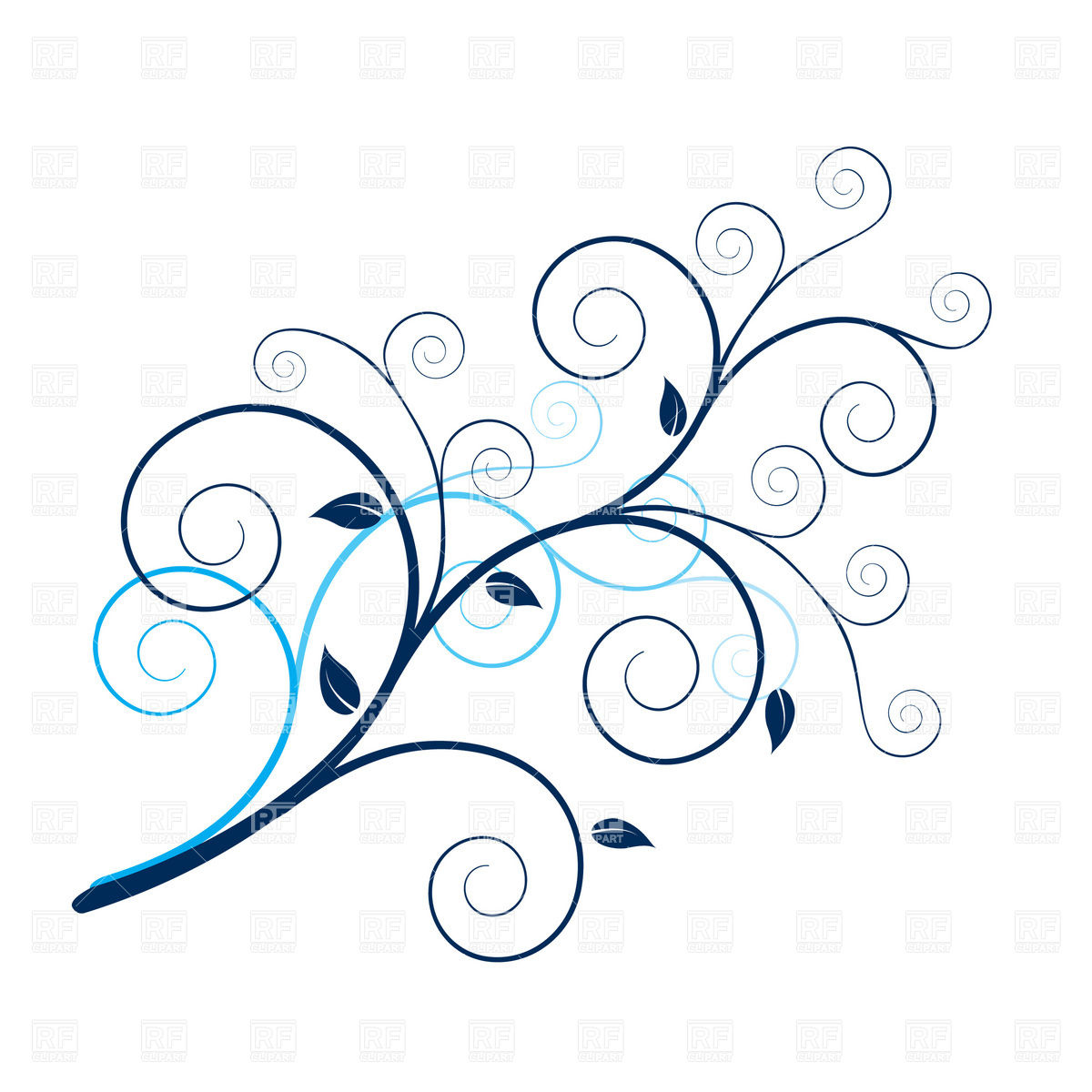 1200x1200 Curly Plant Twig