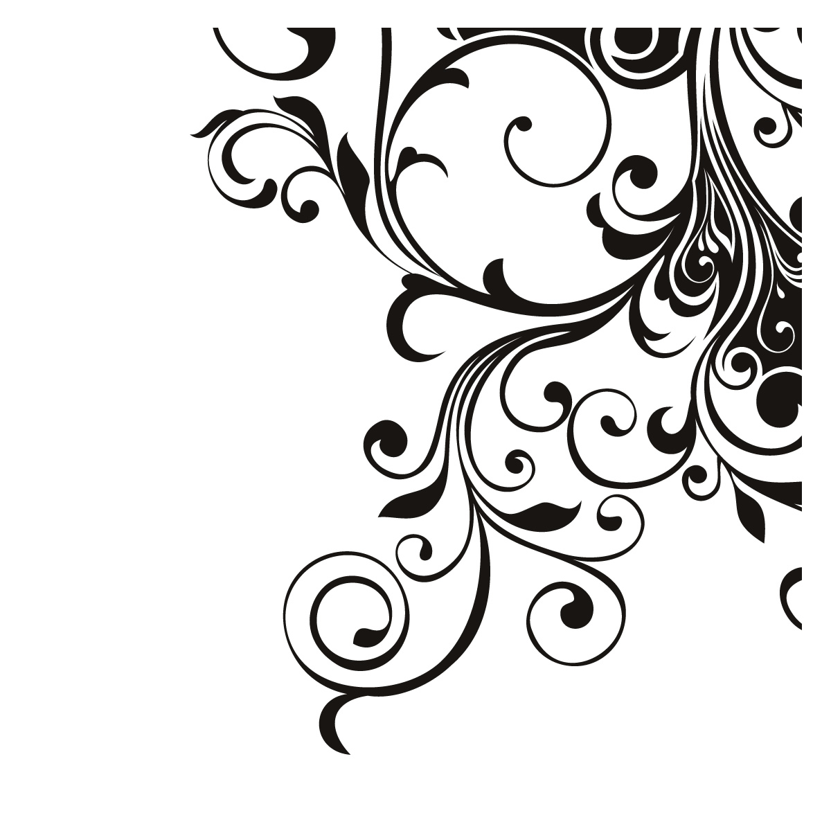 1200x1200 Corner Swirls Clipart