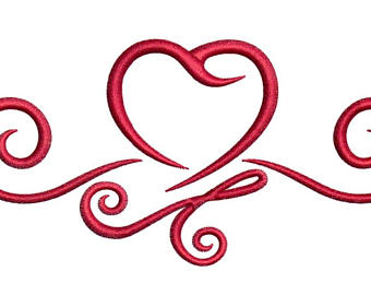 340x270 Heart Swirl Etsy