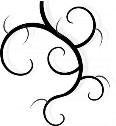 390x425 Clipart Swirls