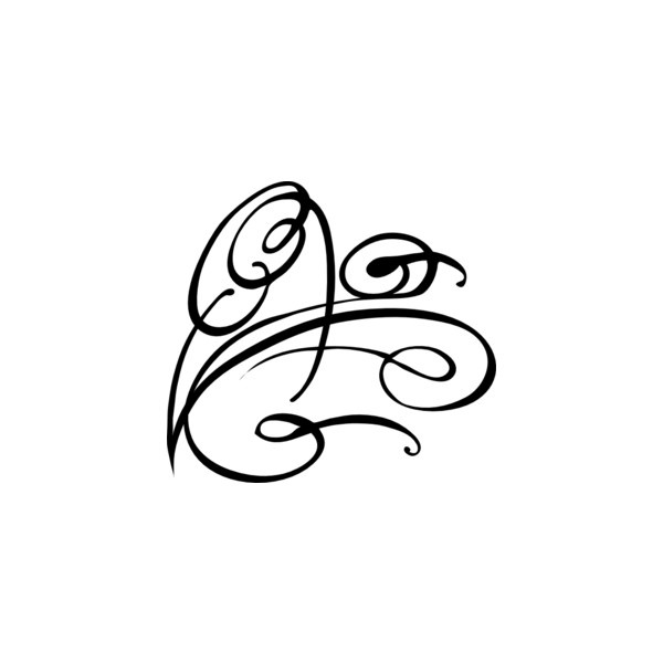 600x600 Decorative Swirl Clip Art