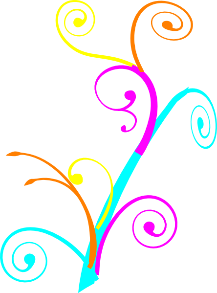 444x599 Swirl Clipart Colorful Swirl