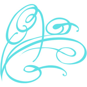 300x300 Swirl Clipart Turquoise