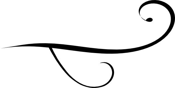 600x302 Simple Swirls Clipart