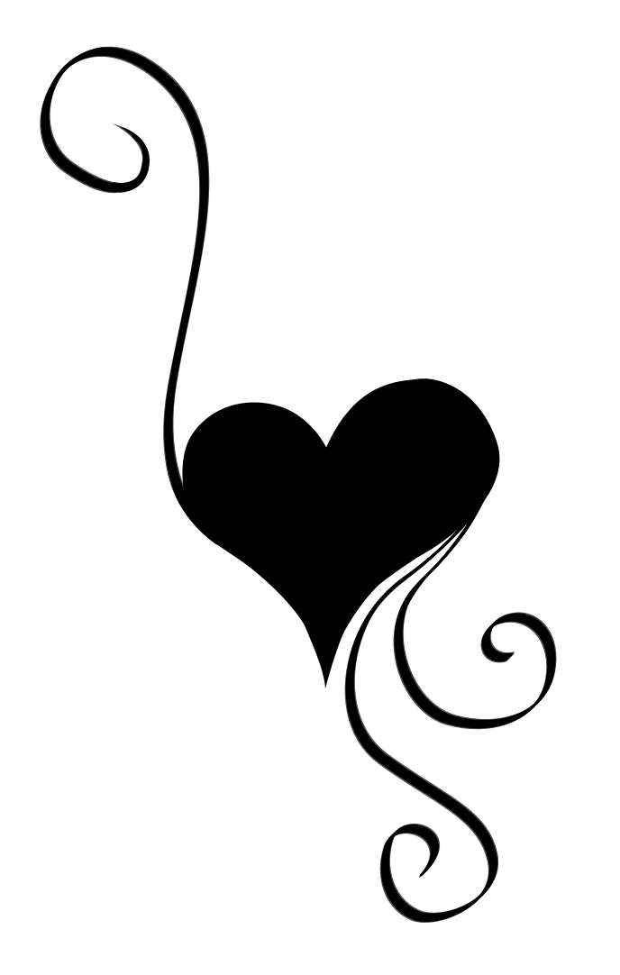 688x1082 Heart Clipart Swirly