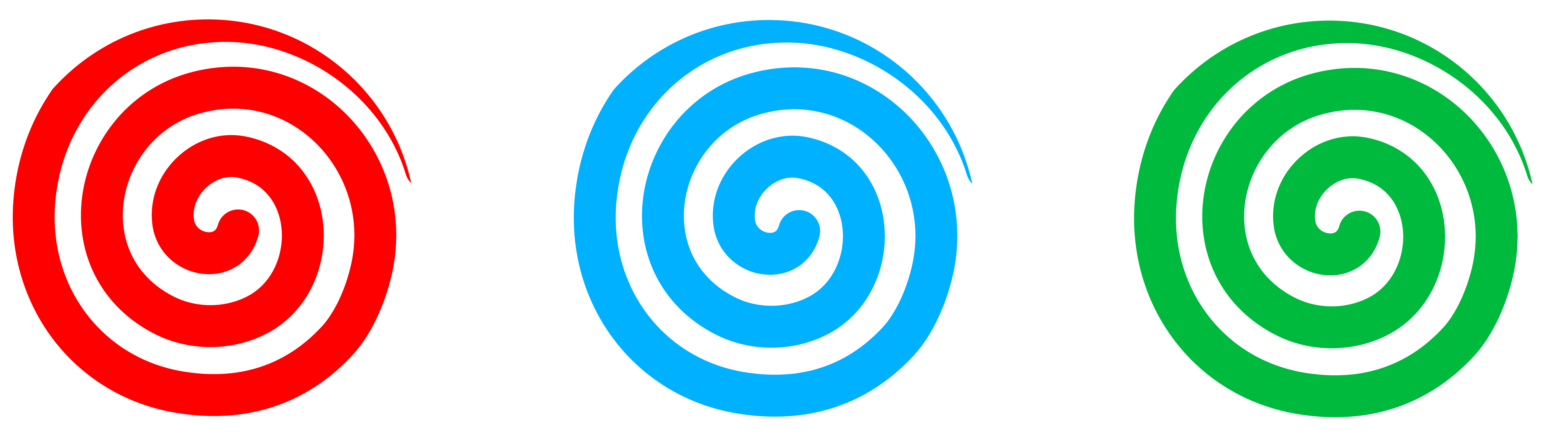 7807x2174 Three Candies With Spiral Design