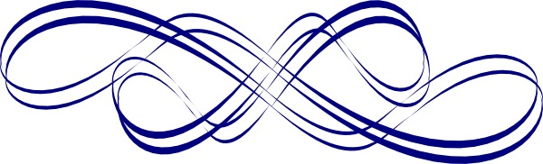 600x182 Swirl Design Teal Clip Art