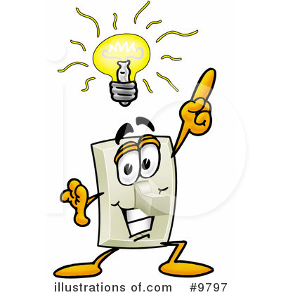 400x420 Light Switch Clipart