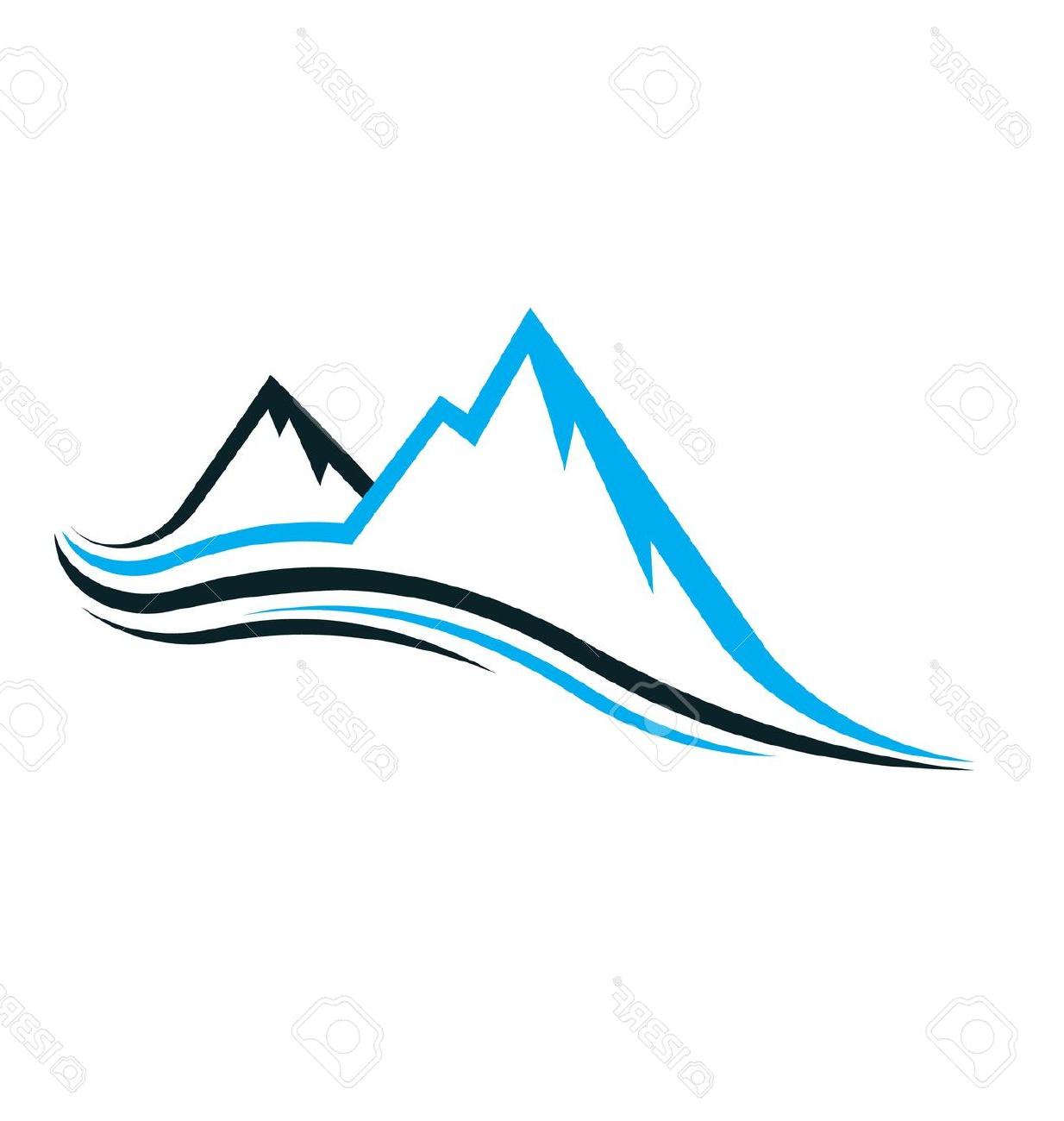 1234x1300 Best Hd Summit Clipart Mountain Swoosh Stock Vector Peak Images