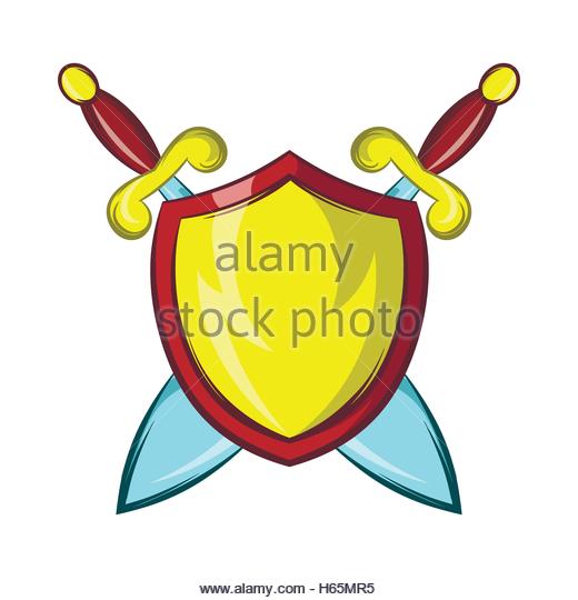 520x540 Shield Sword Cartoon Stock Photos Amp Shield Sword Cartoon Stock