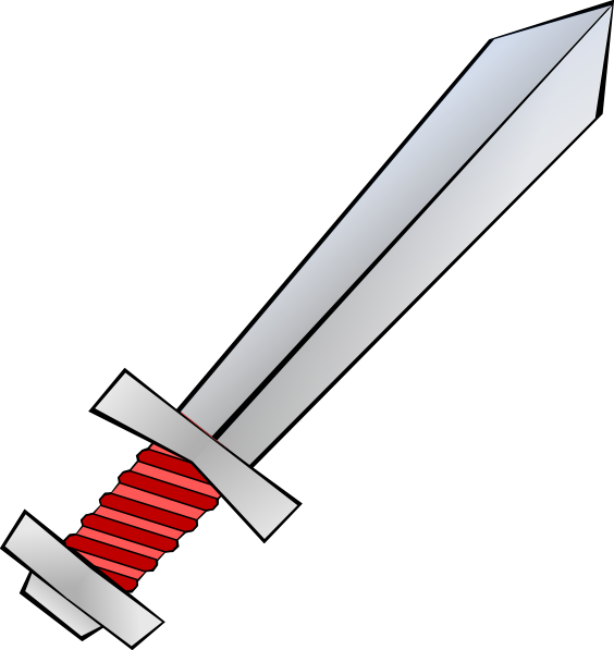 564x597 Red Sword Clip Art