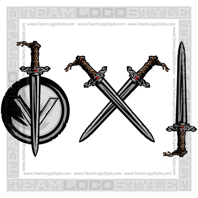 800x800 Vector Viking Sword