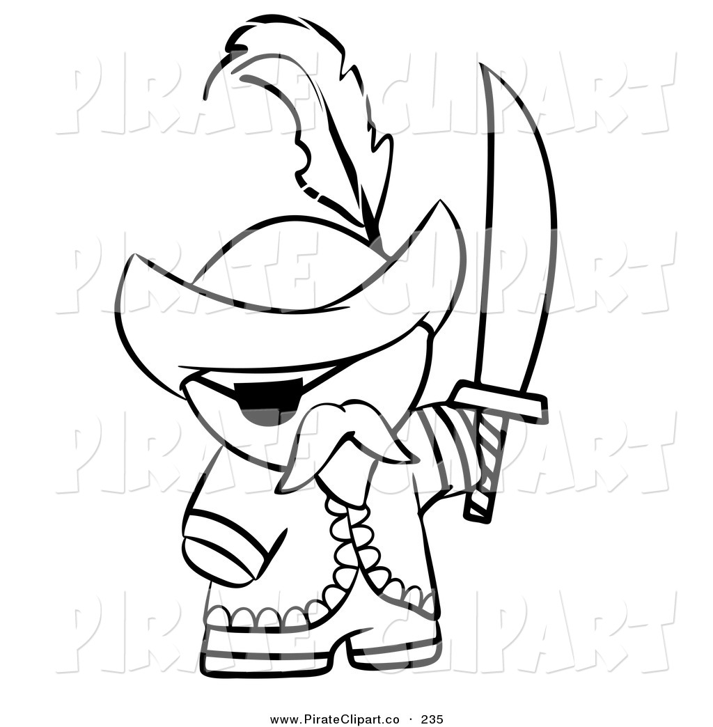 1024x1044 Royalty Free Black And White Stock Pirate Designs