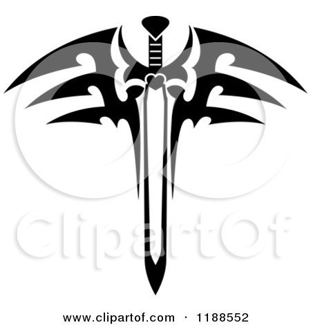 450x470 Sword Black And White Clipart
