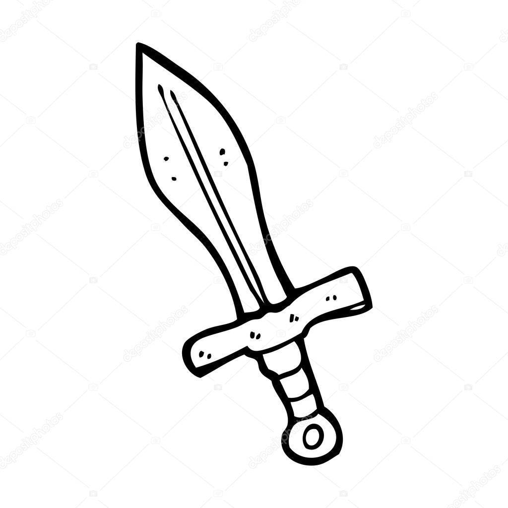 1024x1024 Cartoon Ninja Sword Stock Vector Lineartestpilot