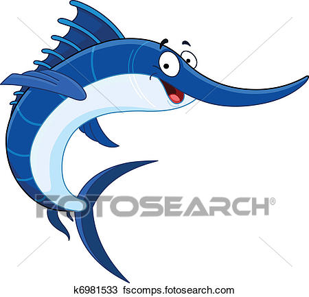 450x433 Clipart Of Swordfish K6981533