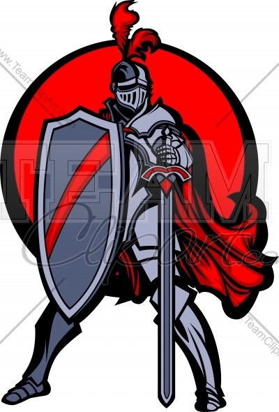 400x590 Knight Shield And Sword Clipart